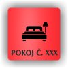 Piktogram - POKOJ Č. XXXX (ČÍSLO)