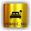 Piktogram - POKOJ Č. XXXX (ČÍSLO)