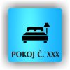 Piktogram - POKOJ Č. XXXX (ČÍSLO)