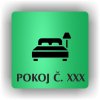Piktogram - POKOJ Č. XXXX (ČÍSLO)