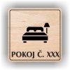 Piktogram - POKOJ Č. XXXX (ČÍSLO)