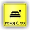Piktogram - POKOJ Č. XXXX (ČÍSLO)