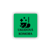Cedule úklidová komora | Piktogram (čtverec)