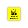 Cedule úklidová komora | Piktogram (čtverec)