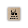 Cedule úklidová komora | Piktogram (čtverec)