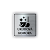 Cedule úklidová komora | Piktogram (čtverec)