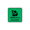 Cedule přípravna zeleniny | Piktogram (čtverec)