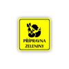 Cedule přípravna zeleniny | Piktogram (čtverec)