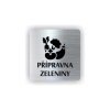 Cedule přípravna zeleniny | Piktogram (čtverec)