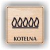 Cedule kotelna – plast (piktogram)