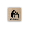 Cedule studovna | Piktogram (čtverec)