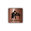 Cedule studovna | Piktogram (čtverec)