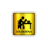 Cedule studovna | Piktogram (čtverec)