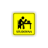 Cedule studovna | Piktogram (čtverec)