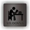 Cedule studovna – plast (piktogram)