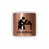 Cedule studovna | Piktogram (čtverec)