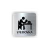 Cedule studovna | Piktogram (čtverec)