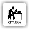 Piktogram - ČÍTÁRNA