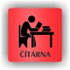 Piktogram - ČÍTÁRNA