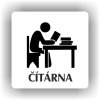 Piktogram - ČÍTÁRNA