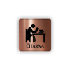 Cedule čítárna | Piktogram (čtverec)