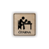 Cedule čítárna | Piktogram (čtverec)