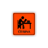 Cedule čítárna | Piktogram (čtverec)