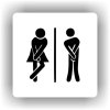 Piktogram - WC ŽENY, MUŽI