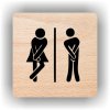 Piktogram - WC ŽENY, MUŽI
