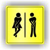 Piktogram - WC ŽENY, MUŽI