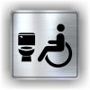 Piktogram - WC VOZÍČKÁŘ, INVALIDA