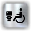 Piktogram - WC VOZÍČKÁŘ, INVALIDA