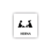 Cedule herna | Piktogram (čtverec)