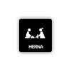 Cedule herna | Piktogram (čtverec)