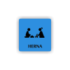 Cedule herna | Piktogram (čtverec)