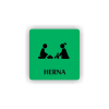 Cedule herna | Piktogram (čtverec)