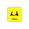 Cedule herna | Piktogram (čtverec)
