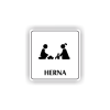 Cedule herna | Piktogram (čtverec)
