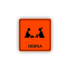 Cedule herna | Piktogram (čtverec)