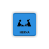 Cedule herna | Piktogram (čtverec)