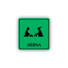 Cedule herna | Piktogram (čtverec)