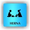 Cedule herna – plast (piktogram)