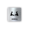 Cedule herna | Piktogram (čtverec)