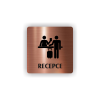 Cedule recepce | Piktogram (čtverec)
