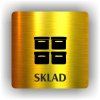 Cedule sklad – plast (piktogram)