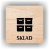 Cedule sklad – plast (piktogram)