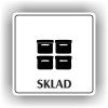 Cedule sklad – plast (piktogram)