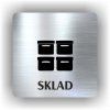 Cedule sklad – plast (piktogram)