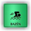Cedule bazén – plast (piktogram)