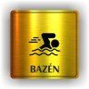 Cedule bazén – plast (piktogram)